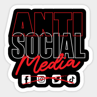 ANTI SOCIAL Media Sticker